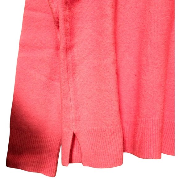 J.Crew Pink V-Neck Sweater L Extra-Soft Wool Blend Long Sleeve - Picture 4 of 11